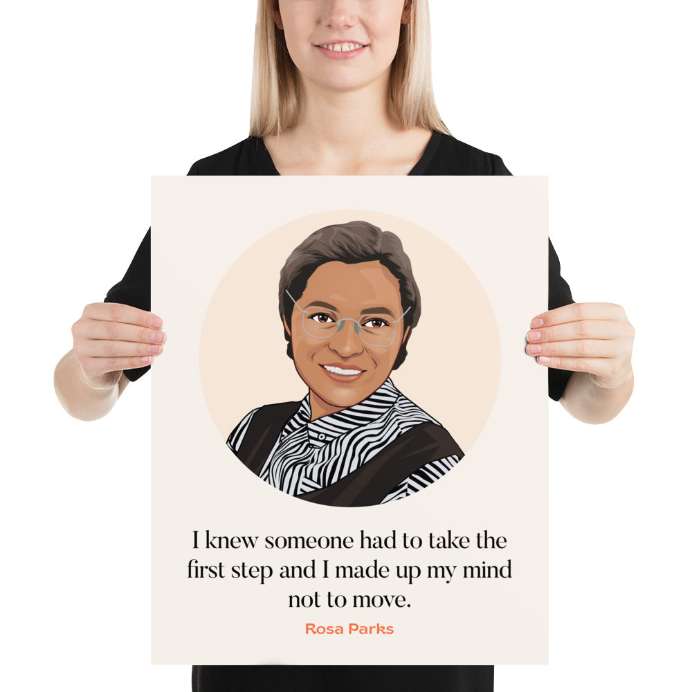 Rosa Parks Quote Prints Print – EmpowHer