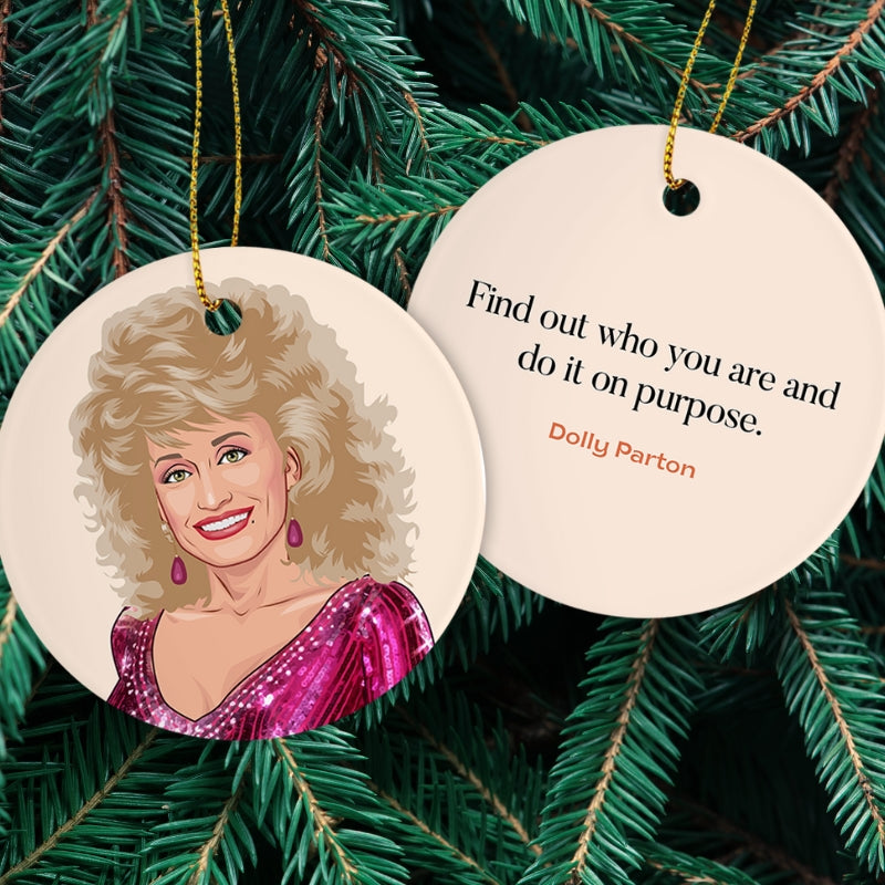 Dolly Parton Christmas Ornament