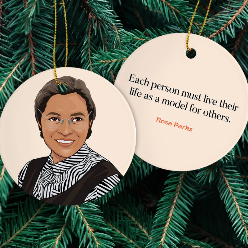 Rosa Parks Christmas Ornament