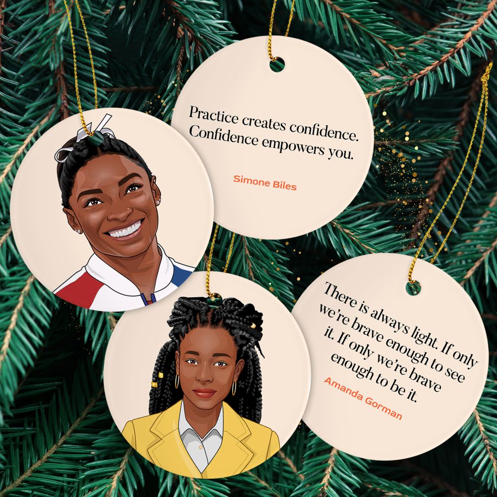 Inspiring Young Changemakers Christmas Ornament Set of 4
