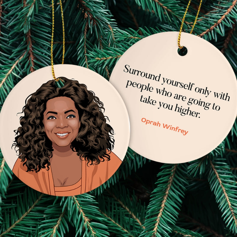 Oprah Christmas Ornament