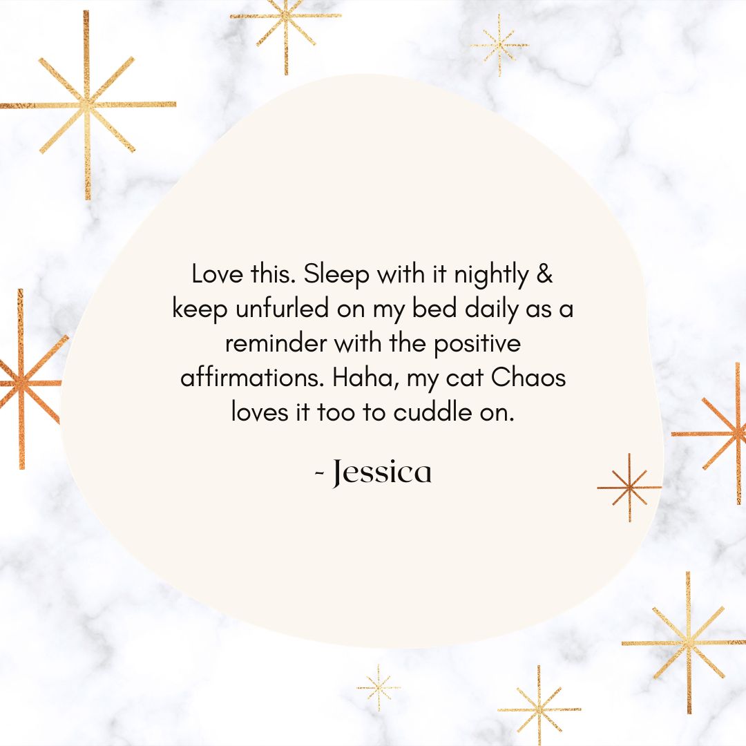 a quote on a marble background with gold stars