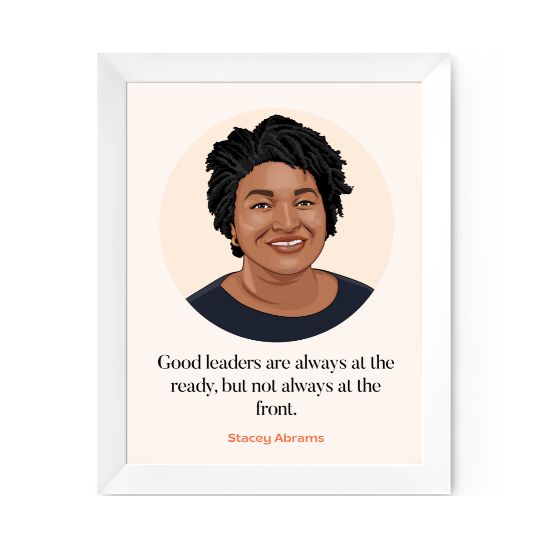 Stacey Abrams Quote Print