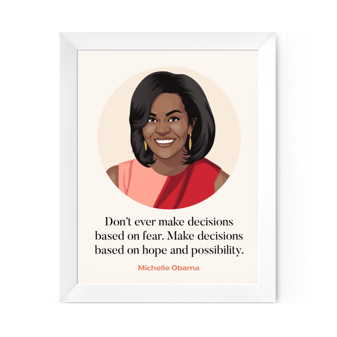 Michelle Obama Quote Print