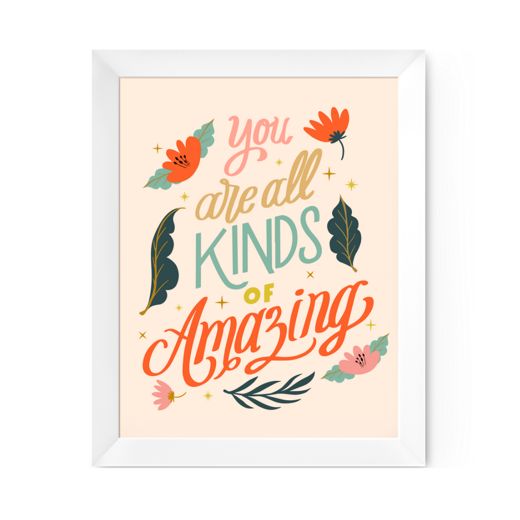 You Are Awesome Art Print