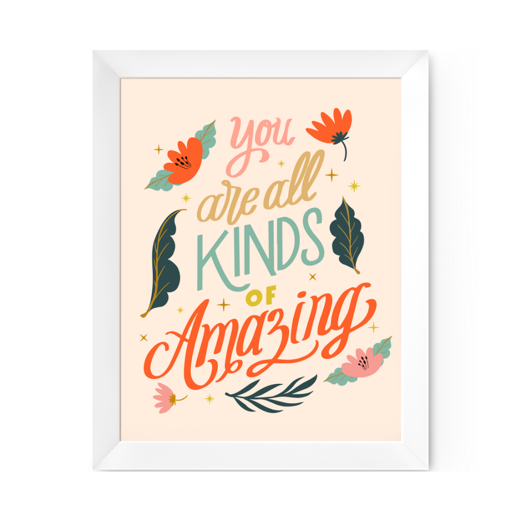 You Are Awesome Art Print