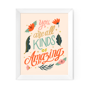 You Are Awesome Art Print