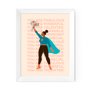 Girl Power Art Print