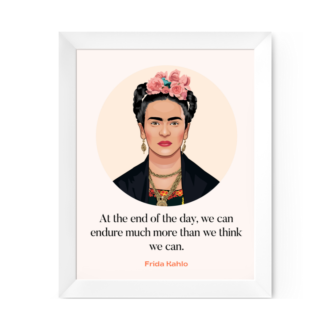 Frida Quote Print