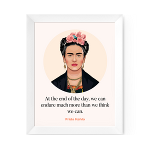 Frida Quote Print