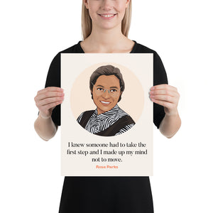 Rosa Parks Quote Print – EmpowHer Prints | Poster