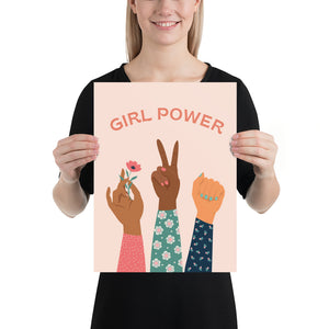 Diversity and Girl Power Art Print