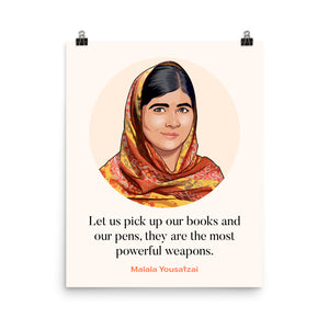 Malala Yousafzai Quote Print