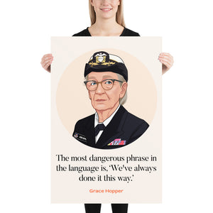 Grace Hopper Quote Print