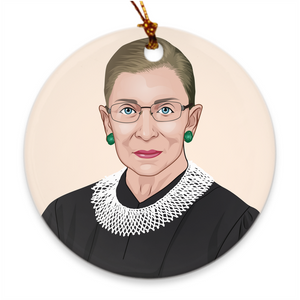 RBG Christmas Ornament - Fight for the Things You Care About