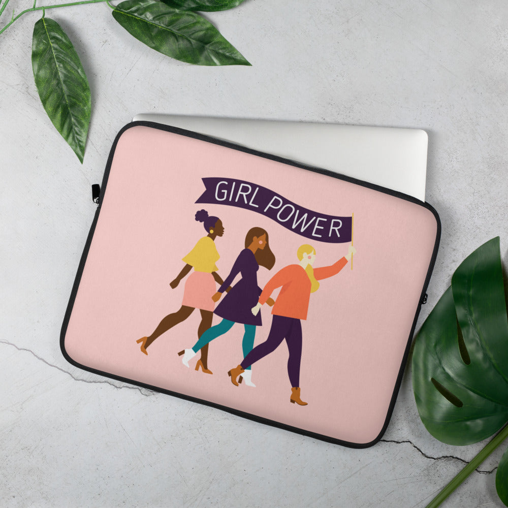 Girl Power March Laptop Case