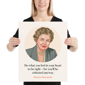 Eleanor Roosevelt Quote Print