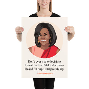 Michelle Obama Quote Print