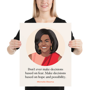 Michelle Obama Quote Print