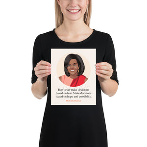 Michelle Obama Quote Print