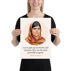 Malala Yousafzai Quote Print