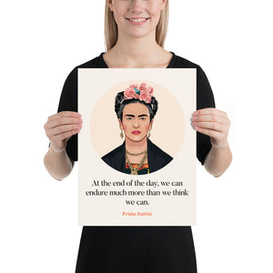 Frida Quote Print