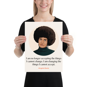 Angela Davis Quote Print